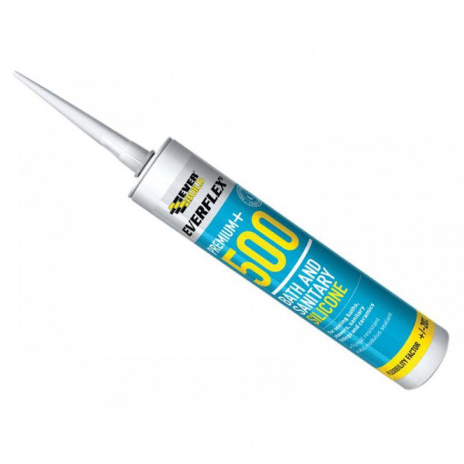 Everbuild Everflex Premium+ 500 Bath & Sanitary - 295ml