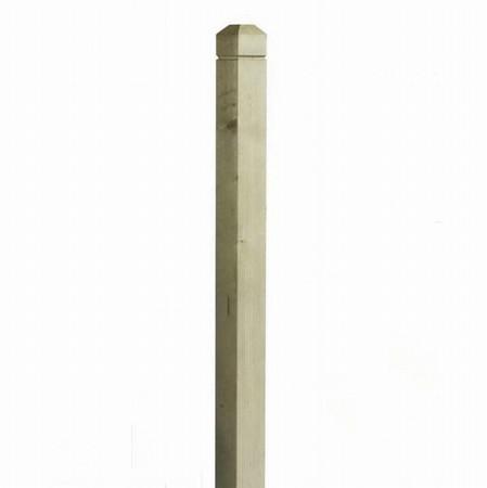 Smooth Planed Pyramid Top NewelPost